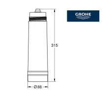 MEDIDAS FILTRO 1500 LITROS GROHE BLUE